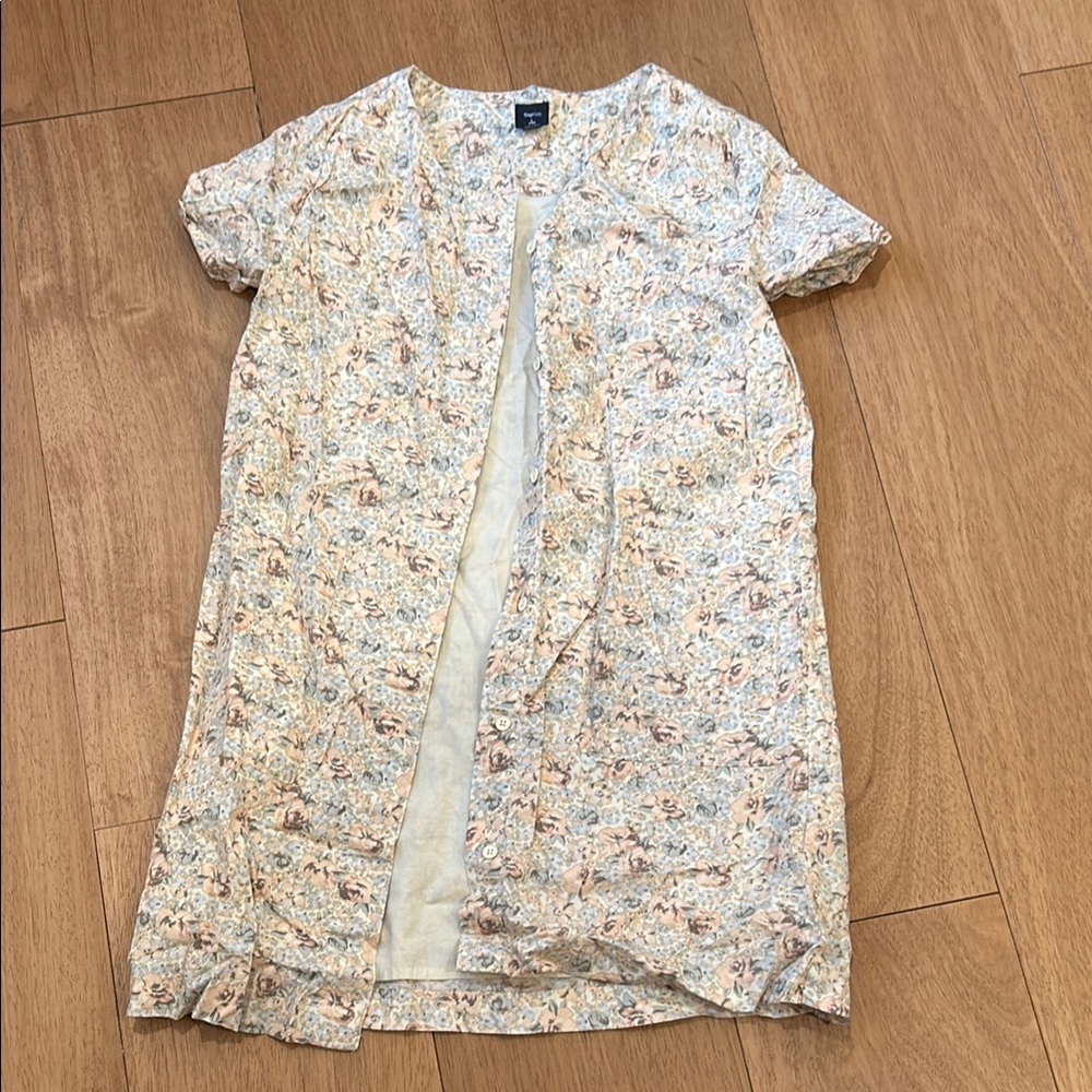 GapKids Floral Button-Up Dress